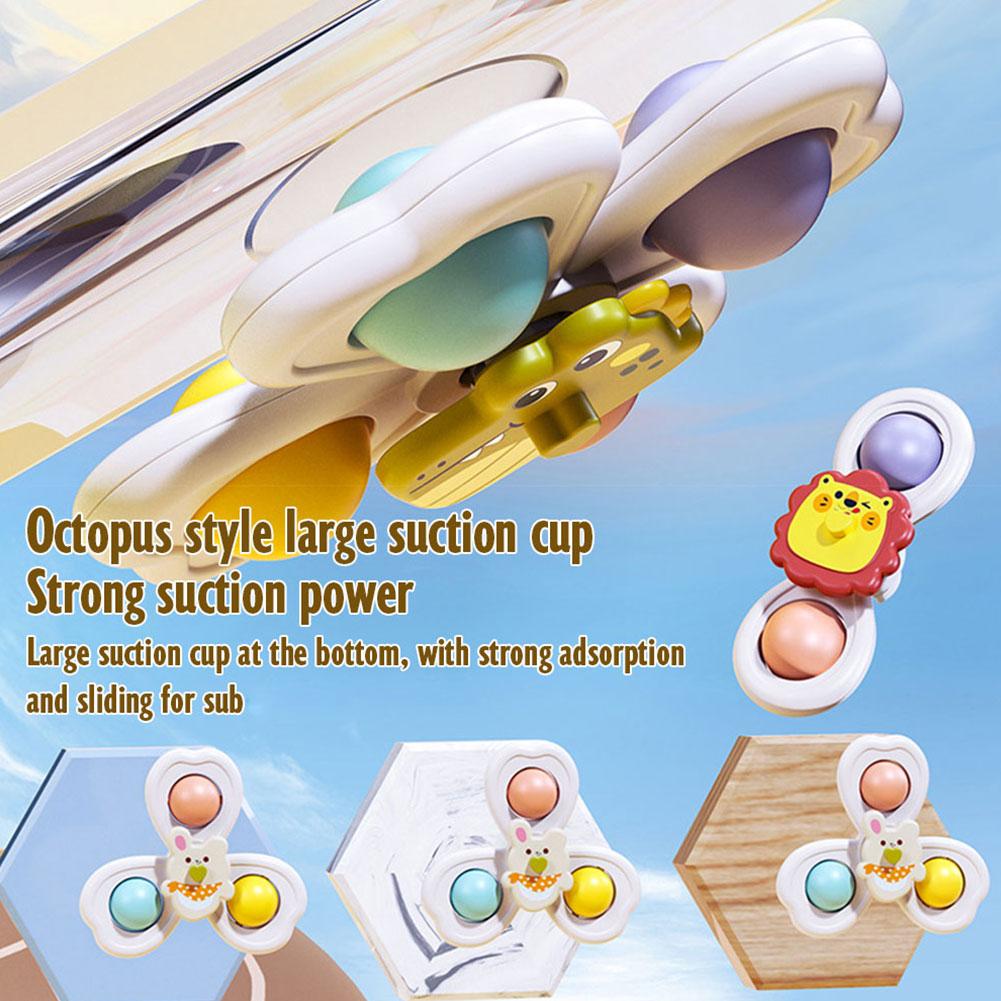 3PCS Suction Cup Rotating Toy  - огляд і ціна Travel Accessories Baby
