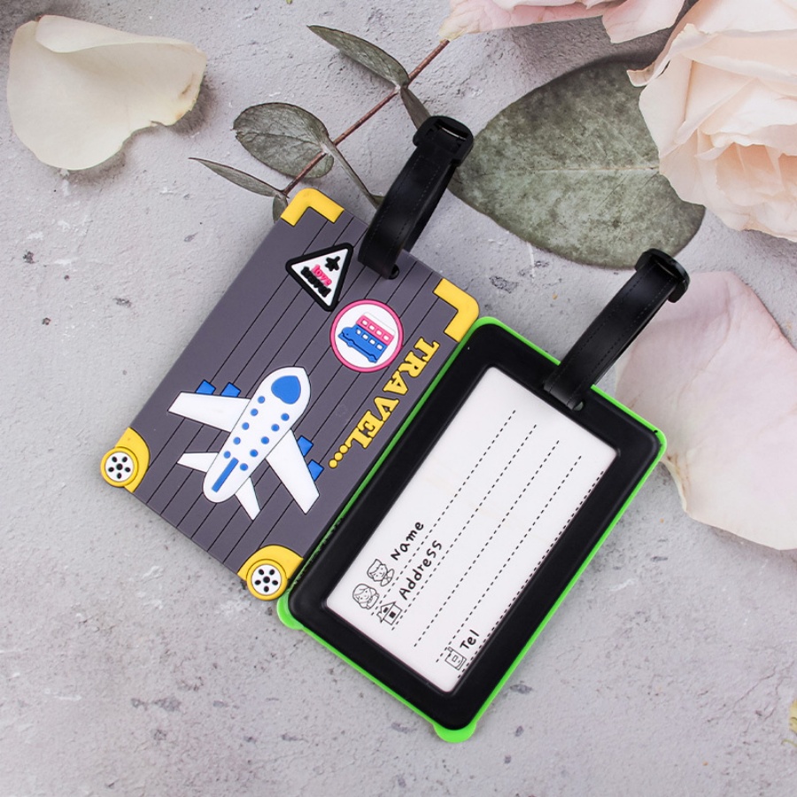 Soft PVC Luggage Tags Plane Pa - огляд і ціна Travel Accessories India