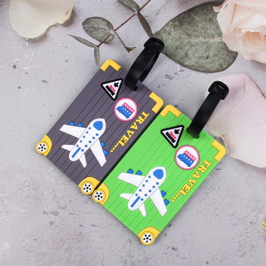 Soft PVC Luggage Tags Plane Pa - огляд і ціна Travel Accessories India