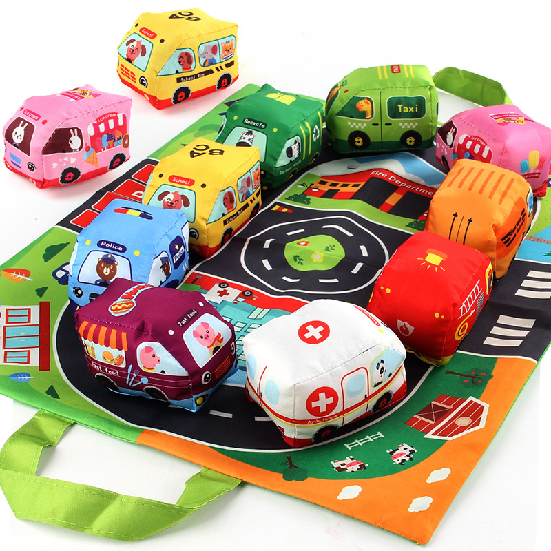 Soft Fabric Car Toy for Babies - огляд і ціна Travel Accessories Baby