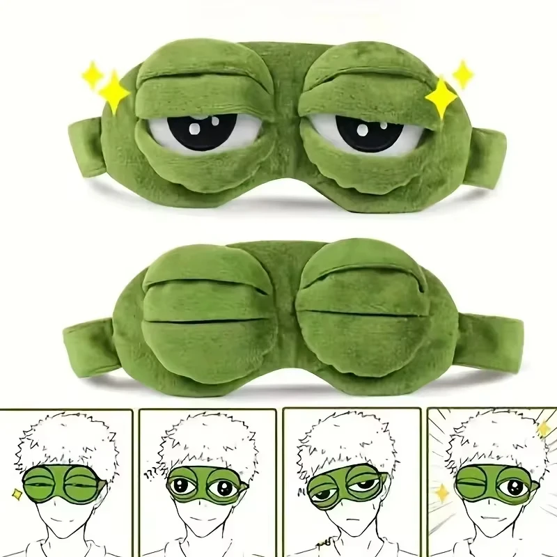 Frog Shaped Eye Mask Party Gam - огляд і ціна Travel Accessories Aesthetic